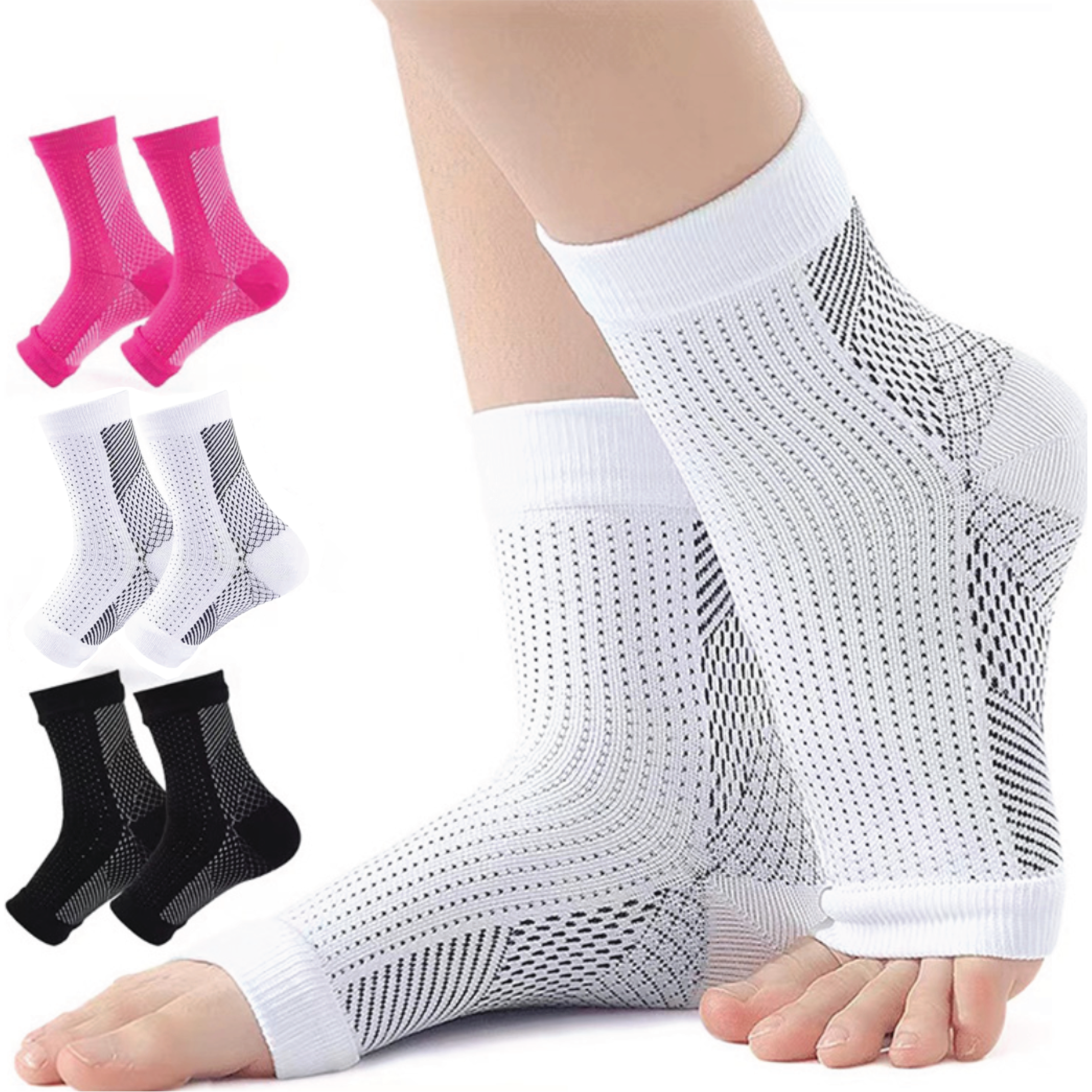 Ankle compression socks
