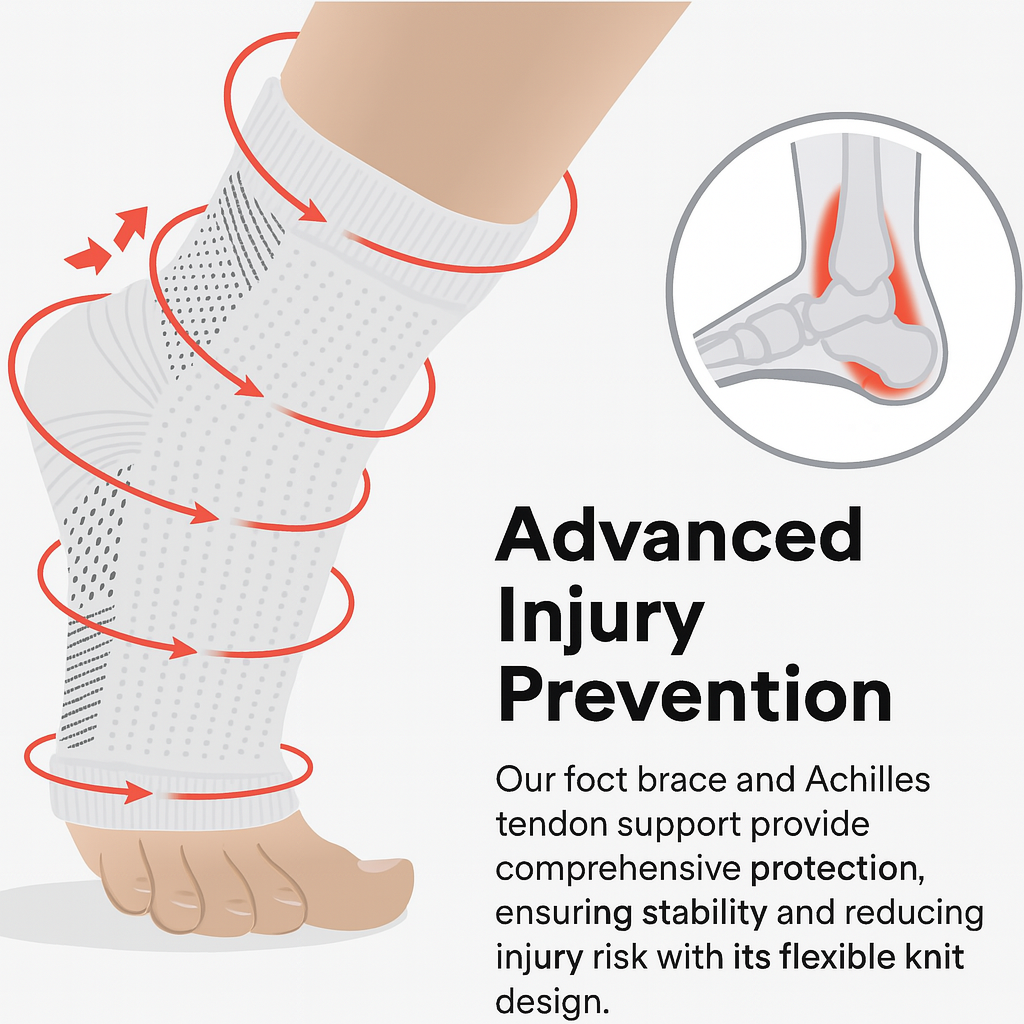 Ankle compression socks